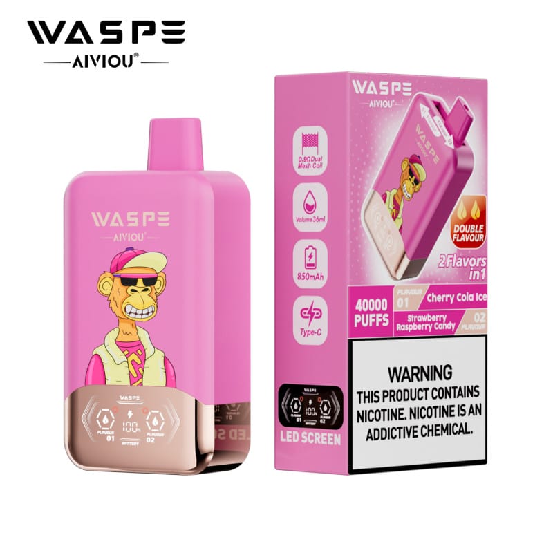waspe 40k double flavor cherry