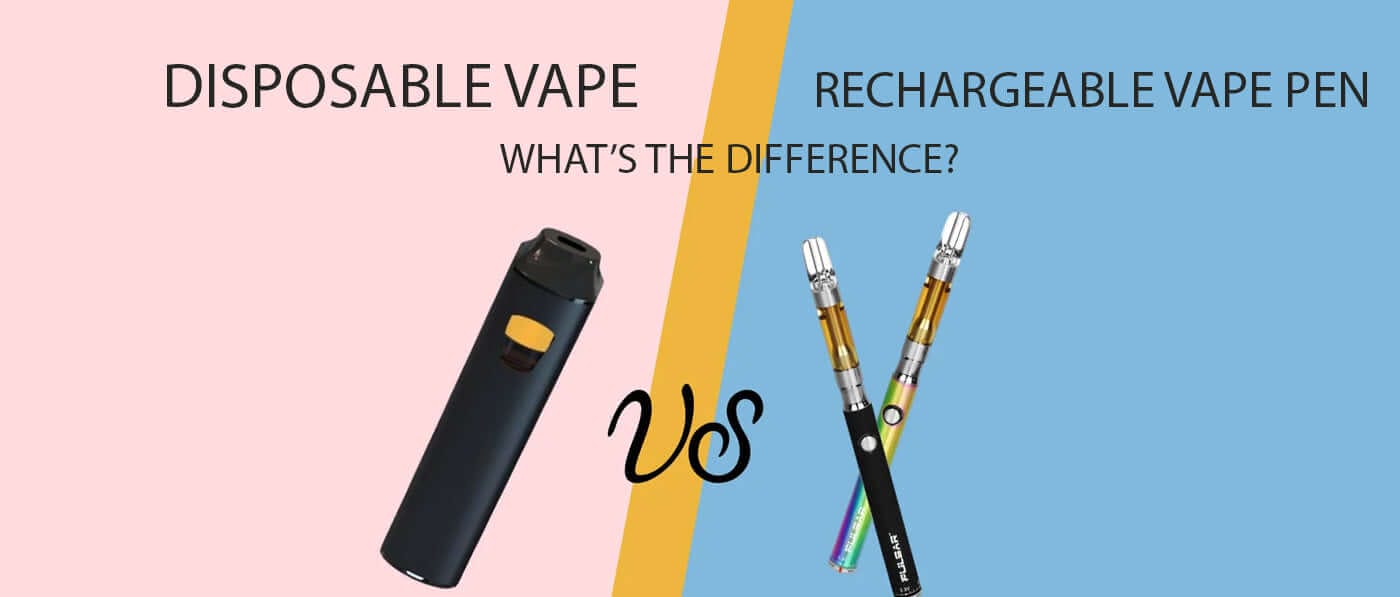 Jednorazowy vape vs ładowalny, single-use vape, rechargeable vape, porównanie jednorazówek - Disposable vs. Rechargeable Vape Pen: Key Differences ...