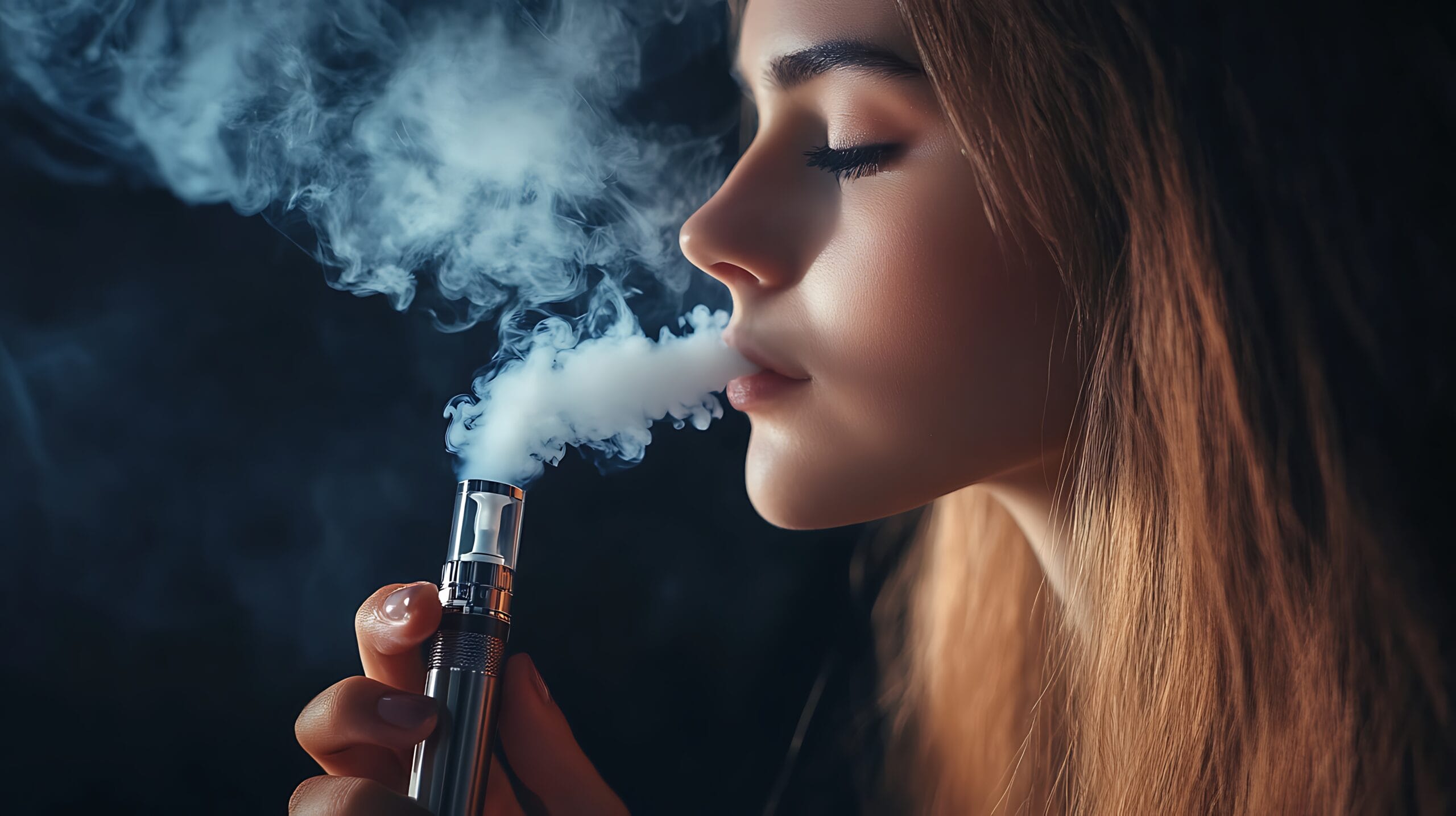 użytkownik e-papierosa złoty środek, osoba wapująca w pracy, zbalansowane użytkowanie vape lifestyle - Wapowanie a wzrok: jak e-papierosy szkodzą Twoim oczom...