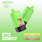 airmez fox 4in1 120k cherry love66 berry lemonade grape ice