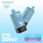 airmez fox 4in1 120k grape ice love66 blueberry on ice dragonfruit ice