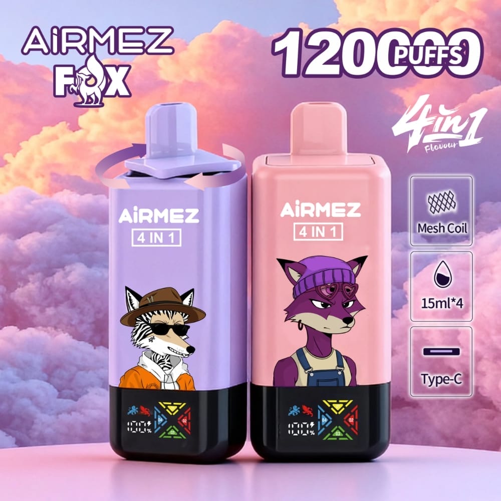 airmez fox 4in1 120000 puffs jednorazowy vape