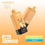 airmez fox 4in1 120k mango peach tropical fruit sour mango pineapple