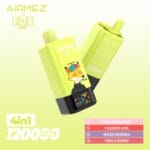 airmez fox 4in1 120k pink lemonade passion kiss mixed berries triple berry