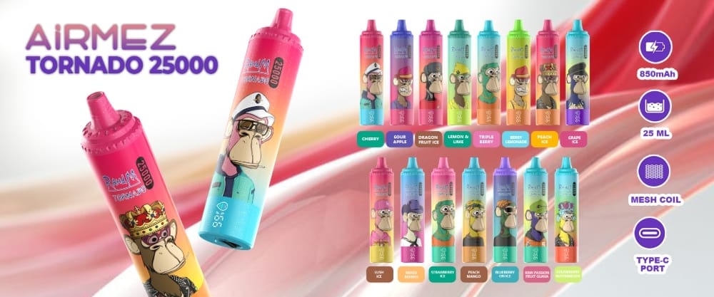 airmez tornado 25000 puffs jednorazowy vape