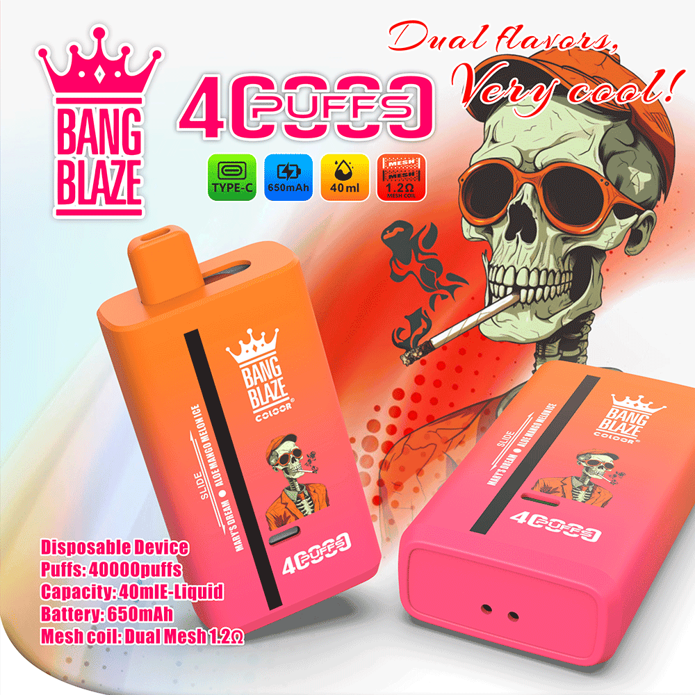 Bang Blaze 40000 vs Airmez Matrix Pro 30000, porównanie dużych jednorazówek vape, e-papierosy dual flavors i ekranowe - Airmez Matrix Pro 30000 Puffs Jednorazowy Vape - VapePL