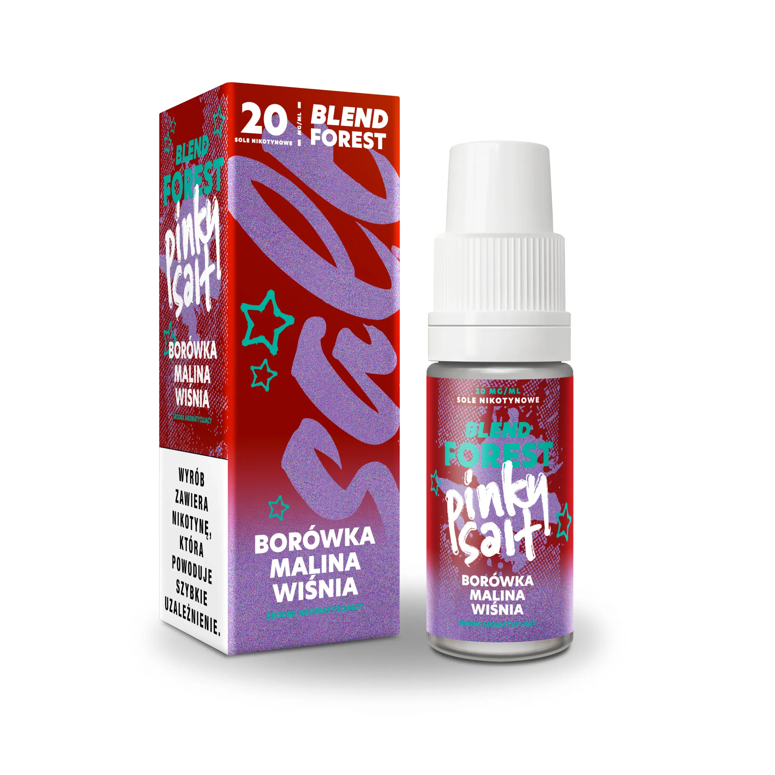 smaki cytrusowe vape, lemoniada e-liquid, cytryna limonka malina vape, orzeźwiające smaki e-papieros, napój energetyczny vape - Liquid Pinky Vape Salt - 10ml Lemoniada 20mg
