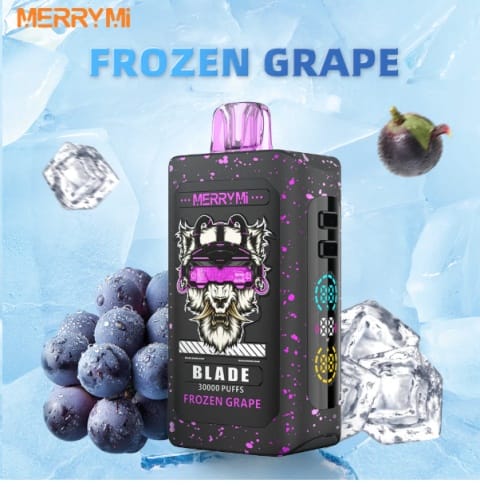 Merrymi Blade 30k vape, e-papieros jednorazowy, recenzja vape, nowoczesny design vape - Merry Mi Blade 30000 – Unboxing, Recenzja, Cena (79,90 zł)