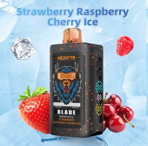 Merrymi Blade 30000 w dłoni, Merrymi Blade 30000 design, nowoczesny e-papieros - Merrymi Blade 30000 puffs Wicks - Vapixo