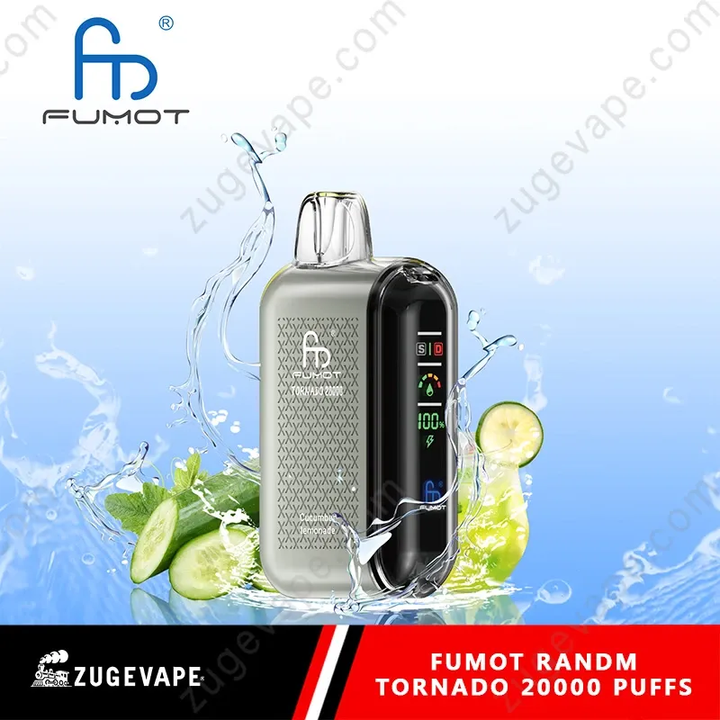Fumot Tornado 20000 flavor variety, assorted disposable vape flavors, colorful e-liquid bottles display, wide range vape flavors - RandM FUMOT Tornado 20000 Puffs Dual Mesh Digital Screen 20K ...