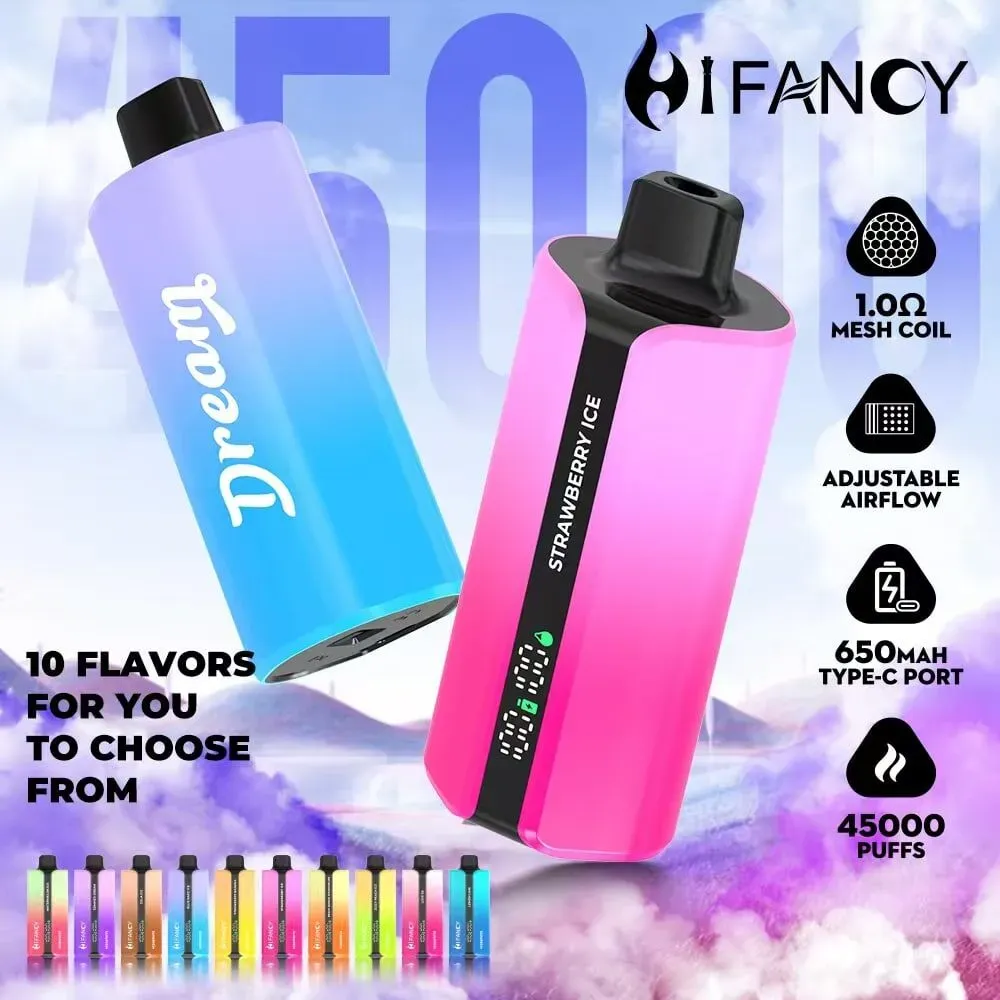 Hifancy Dream 45000 Puffs jednorazowy vape, e-papieros 45000 buchów, recenzja vape, jednorazówki dużej pojemności - Hifancy Dream 45000 Puffs: Test i Recenzja Gigantycznej ...