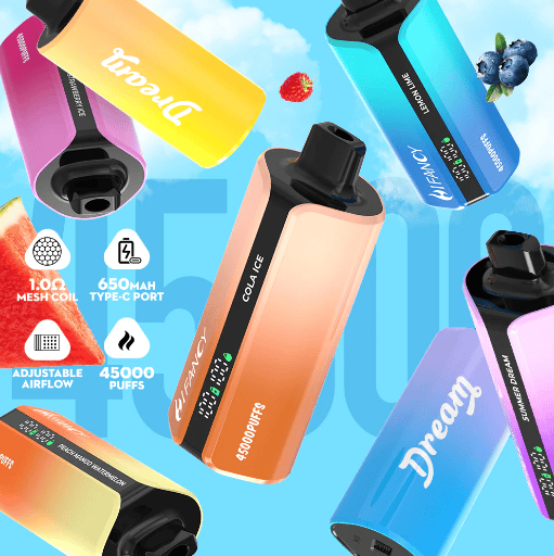 hifancy space design, ergonomia e-papierosa, przezroczysta obudowa vape, kosmiczny motyw vape - Hifancy Space 50000 Puffs Jednorazowy Vape - Vapico Polska