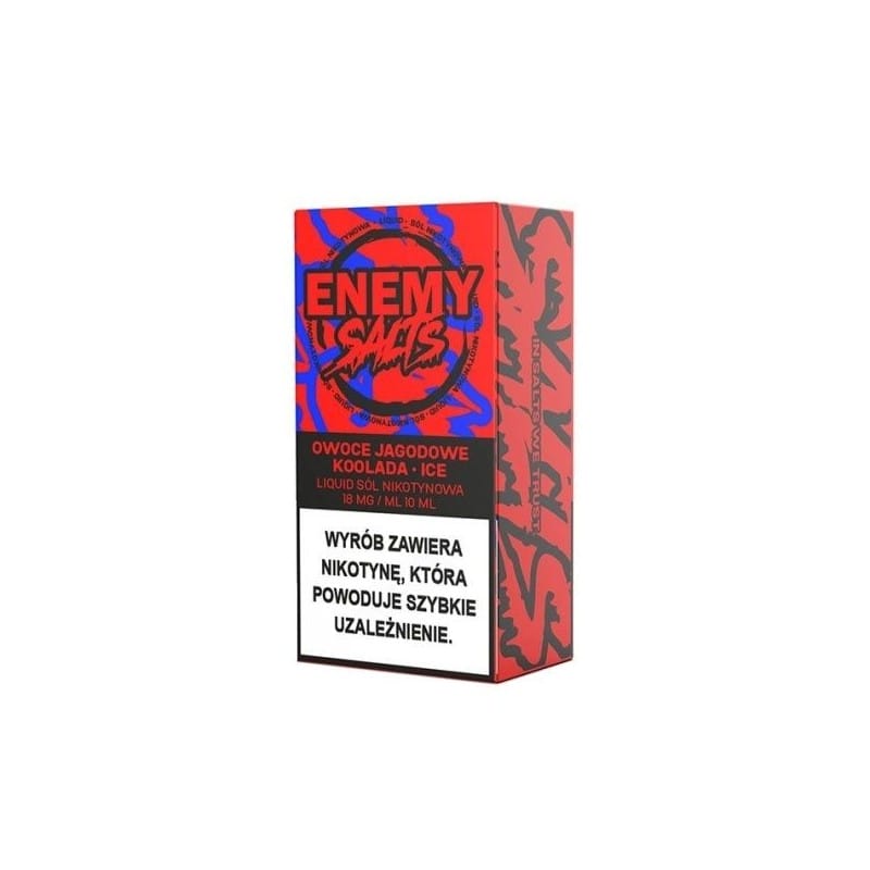 efekt chłodzący vape, liquid ice, smak z chłodzikiem, mroźne doznania vaping, e-liquid koolada - Liquid Enemy Salts - Owoce Jagodowe Koolada Ice 18mg ...