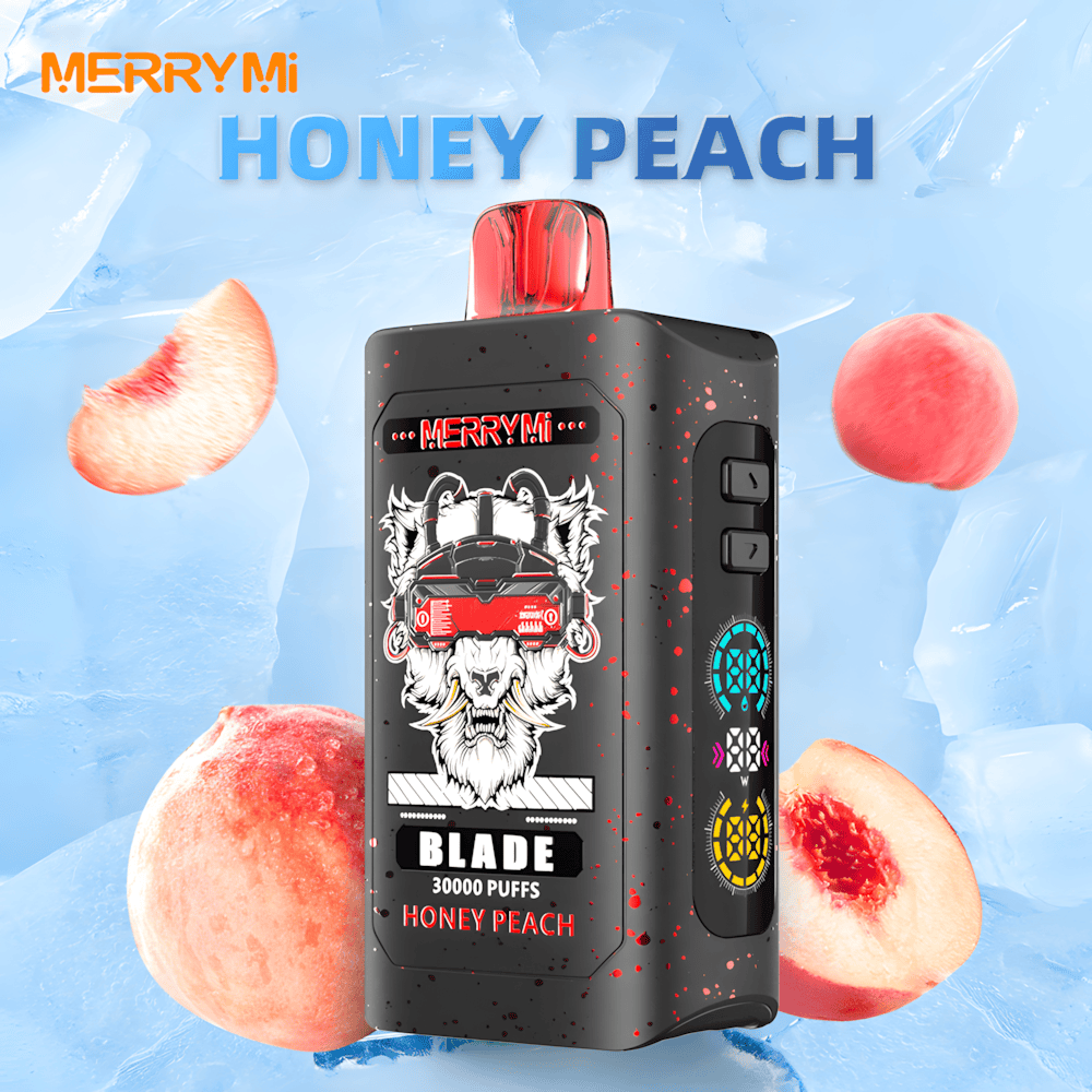 Merrymi Blade 30k design, smukły vape do kieszeni, ergonomiczny e-papieros, vape agent 007 - Merry-Mi – Blade 30K – Disposable Vape – 5% nicotine — Vapes001