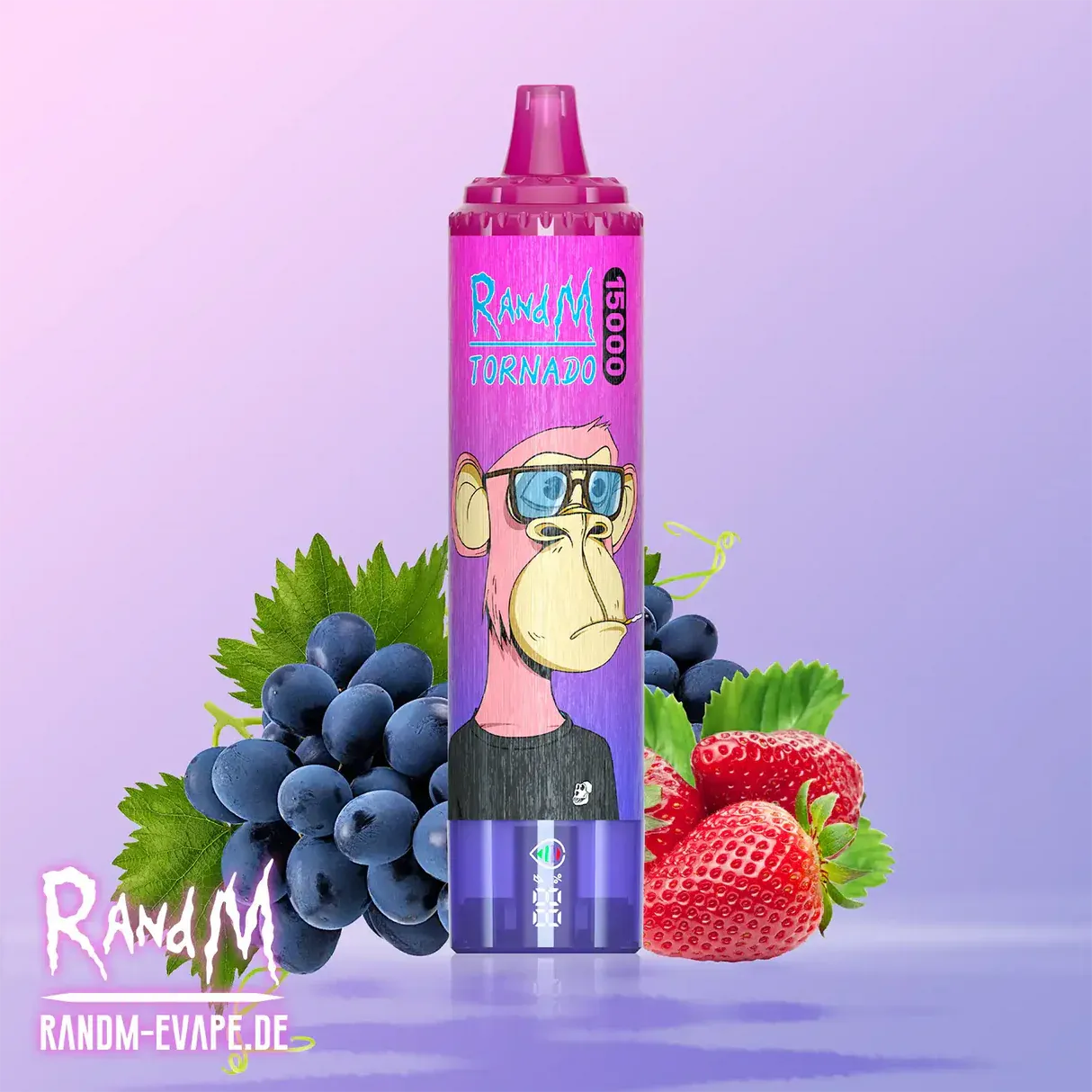 RandM Tornado 15000 wyświetlacz, vape USB-C, e-papieros z ekranem baterii liquidu, specyfikacja RandM Tornado - Kup RandM Tornado 15000 Jednorazowa Vape | 12,30€ Tylko