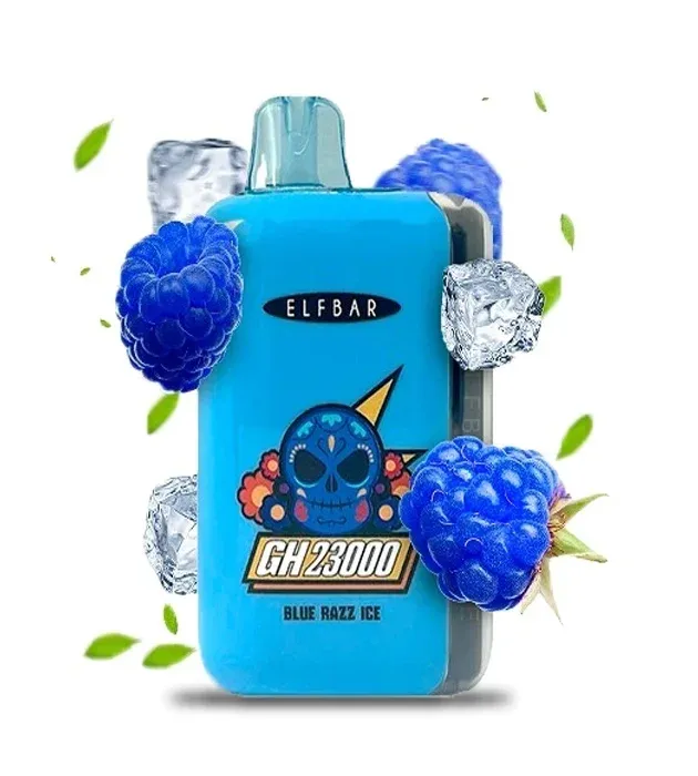 E-papieros jednorazowy o smaku Mixed Berries, z bogatą kompozycją jagód, jeżyn, malin i czarnych porzeczek w tle.