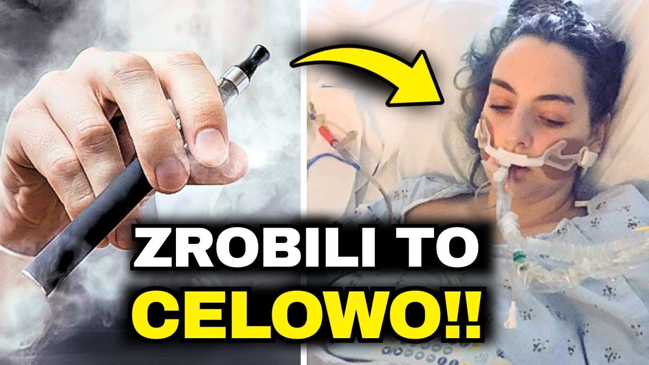 Młody mężczyzna z zaskoczoną miną, przeglądający historię transakcji na smartfonie, uświadamiający sobie wysokie miesięczne koszty jednorazowych e-papierosów.