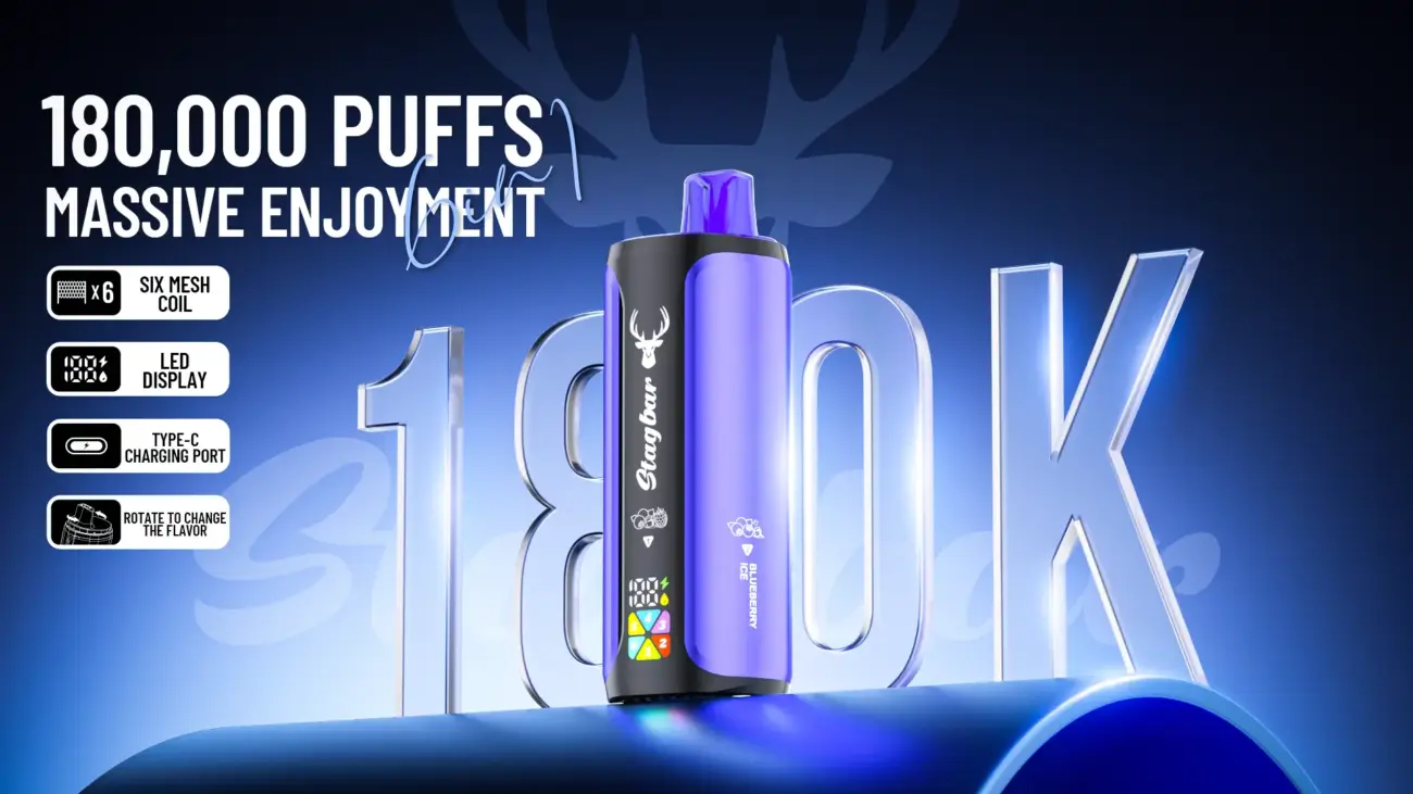 stag bar 6in1 180000 puffs jednorazowy vape