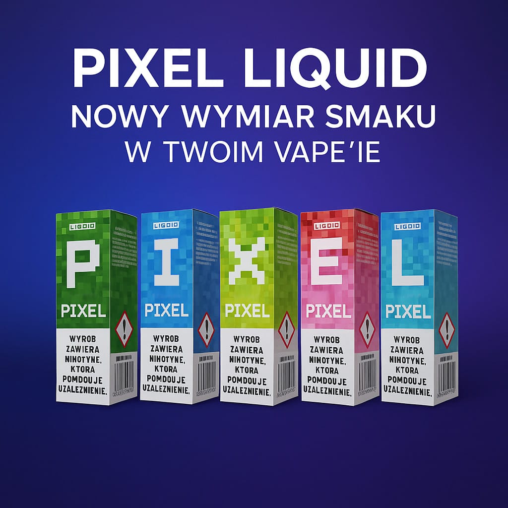 Kolekcja butelek z liquidami do e-papierosów i jednorazowych e-papierosów z etykietami takimi jak Ice, Mint, Menthol, Frozen i Cool, symbolizująca różnorodność smaków i poziomów chłodu.