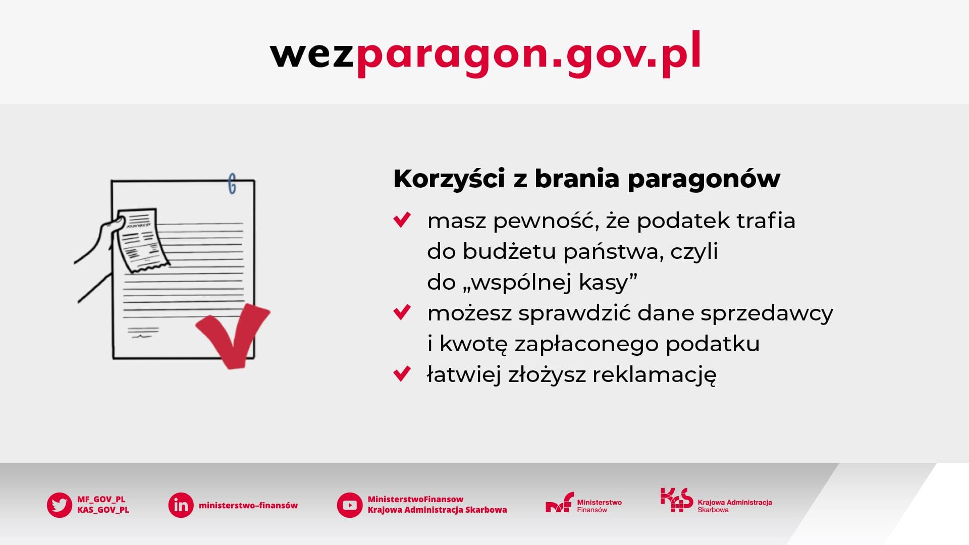 Dłoń trzymająca paragon fiskalny obok e-papierosa jednorazowego, symbolizujący przygotowanie do reklamacji.